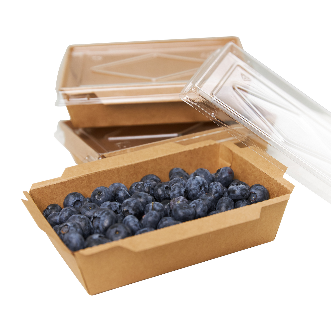 Kraft paper lunch boxes with lids