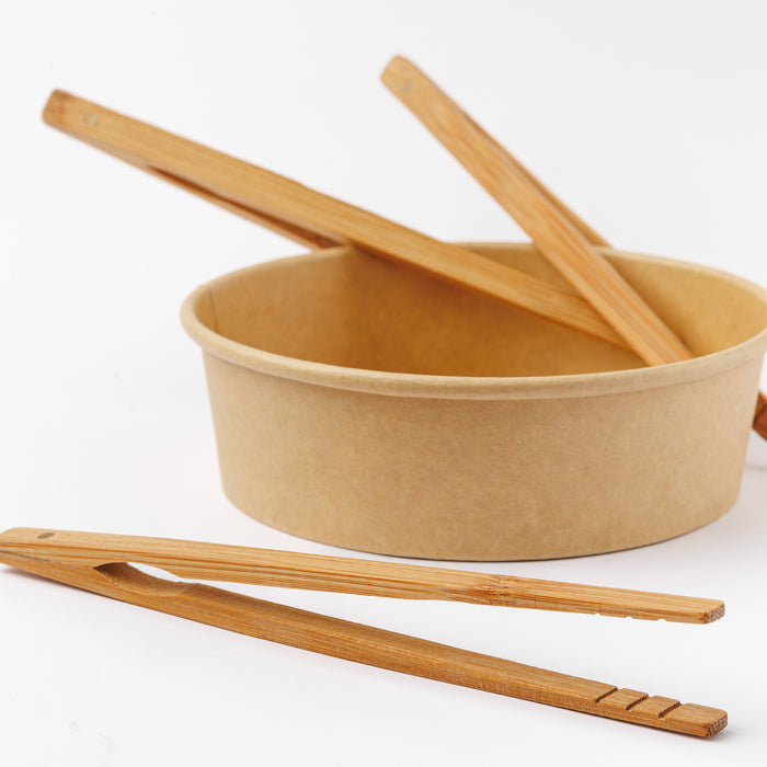Bamboo tongs 18 cm (8 pcs/pack)