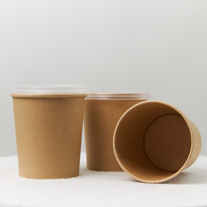 Kubek papierowy kraft na zupę 750ml (50 packs/opakowanie)