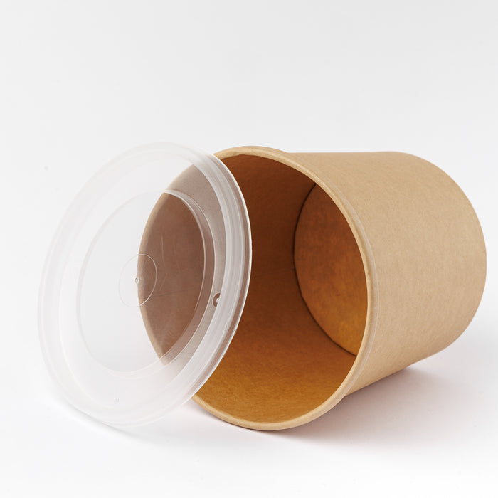 Kubek papierowy kraft na zupę 750ml (50 packs/opakowanie)